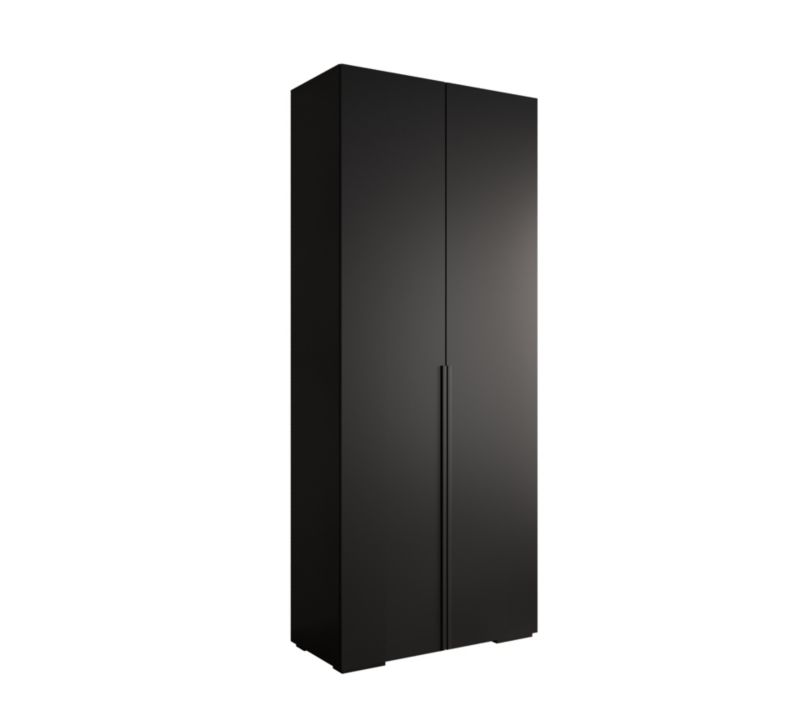 Szafa uchylna ubraniowa INOVA 1 (czarny/czarny) 1