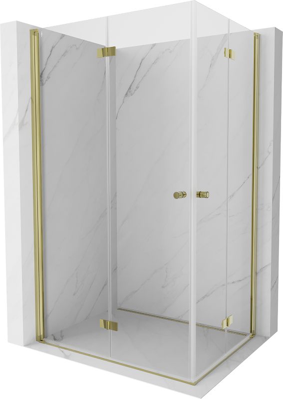 Składana Kabina prysznicowa Mexen Mist-F złota 95x80 cm 1 szt