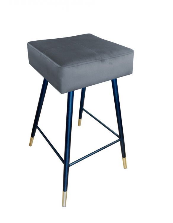 Hoker niski OLIMP BL VELVET GOLD ciemno szary ATOS 1 szt.