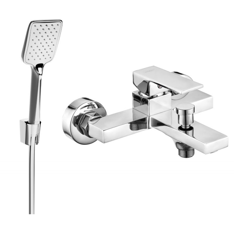 Bateria wannowa z zestawem prysznicowym Mexen Uno chrom 1 szt.