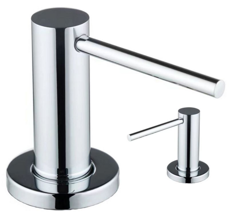 Dozownik Do Płynu Do Zlewozmywaka Kuchennego Granitan 300ml Chrom 1szt.