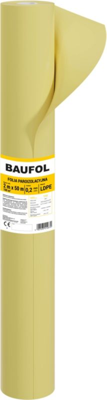 Folia paroizolacyjna Baufol 0,2 mm 2 x 50 m