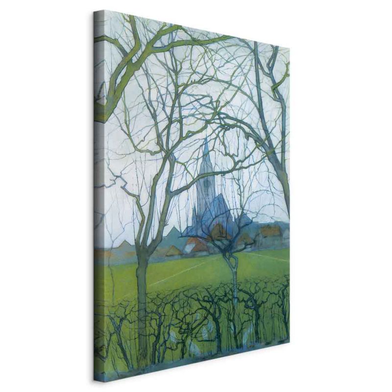 Obraz Artgeist Kościół 80 x 120 cm flizelina 1 szt