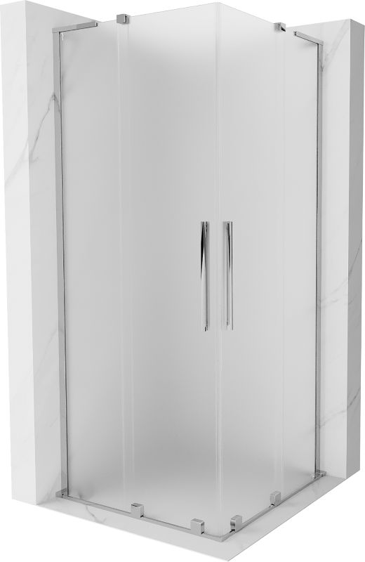 Kabina prysznicowa Mexen Velar L Duo rozsuwana 90 x 90 cm szron chrom 1 szt.
