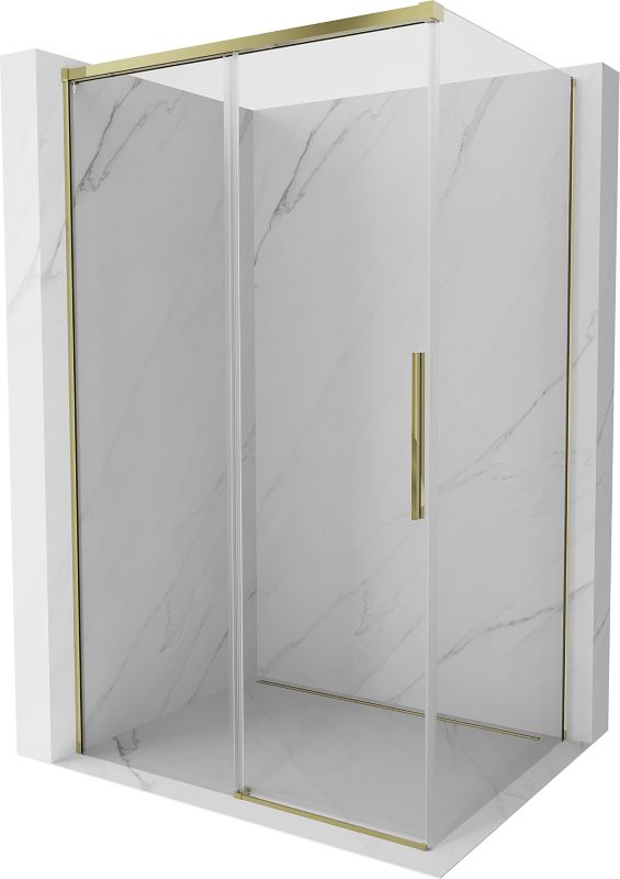 Kabina prysznicowa rozsuwana Mexen Rox złota 150x100 1 szt.