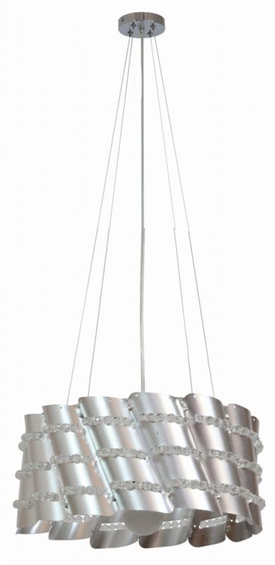 Lampa sufitowa Candellux Smile srebrna wym: 110 x 35 x 35 cm 1xE27 x 60W 1 szt.