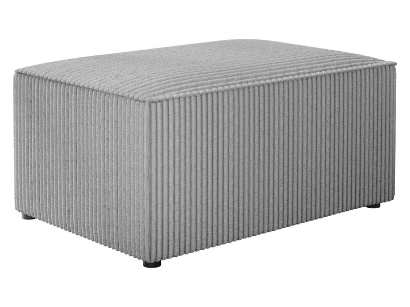 Pufa MIRJAN 24 Karl jasnoszary sztruks 1 szt.