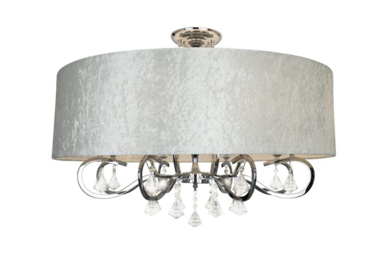 Żyrandol Maxlight Amsterdam chromowany glamour 8 x E14 x 15W IP20 wym: 55 x 80 x 80 cm - 1 szt.