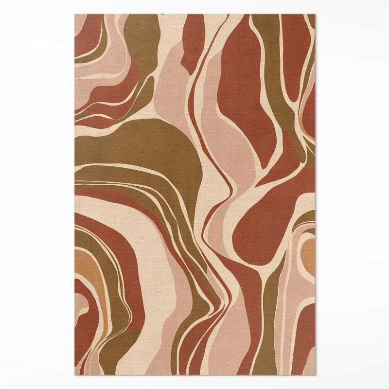 Dywan Wewnętrzny Dekoracyjny Wallfluent 80x120 cm Abstrakcyjne plamy 1 szt.