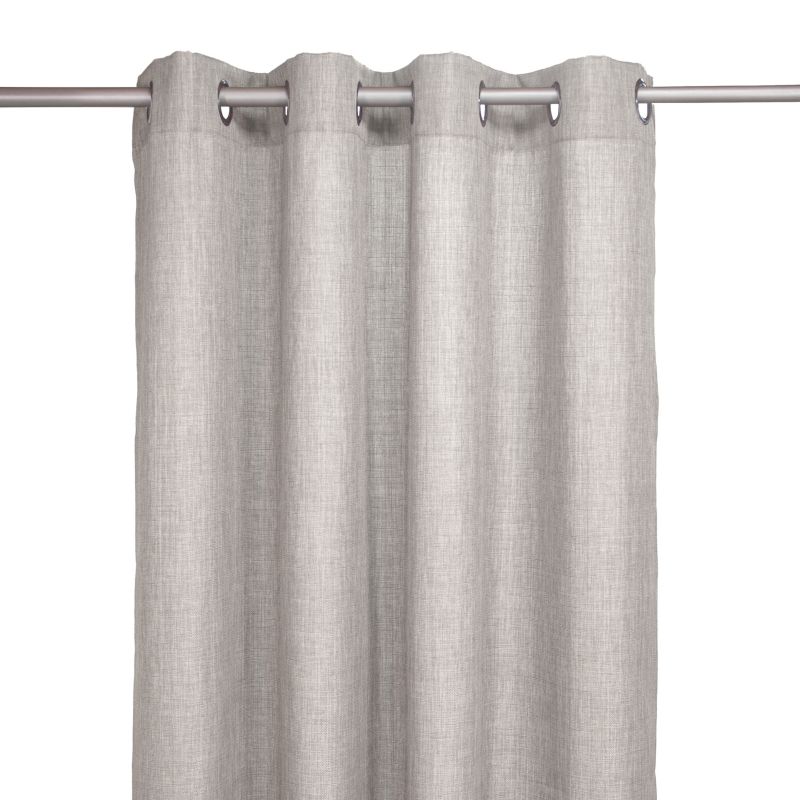 Zasłona Valencia 140 x 260 cm jasnoszara