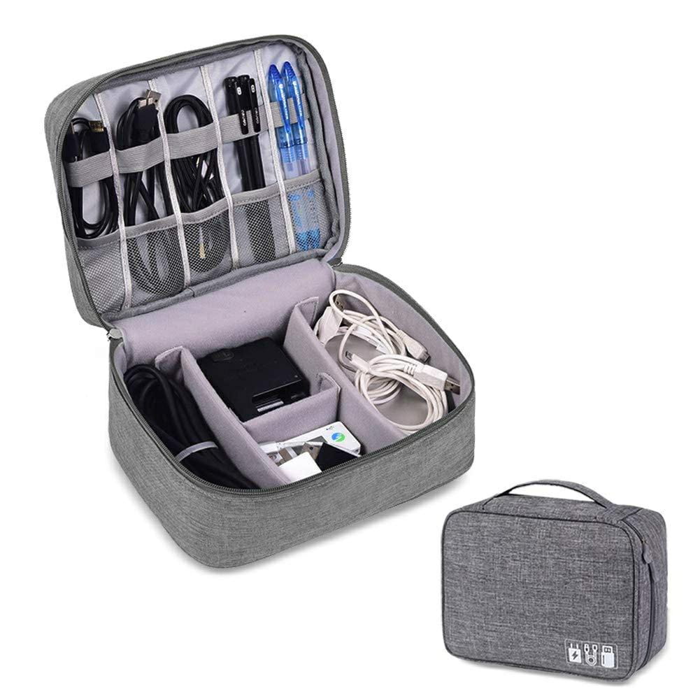 Torba organizer na kable/pendrivy TR12A Szary - Henryx24