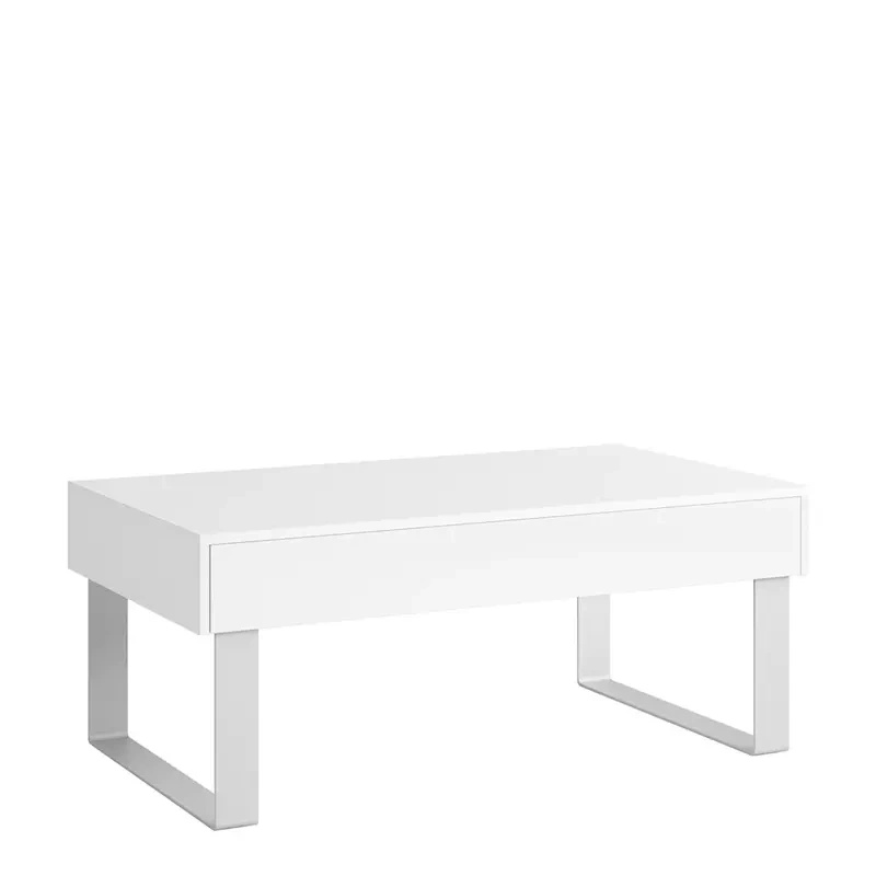 Nowoczesna duża ława do salonu biały połysk MODERN