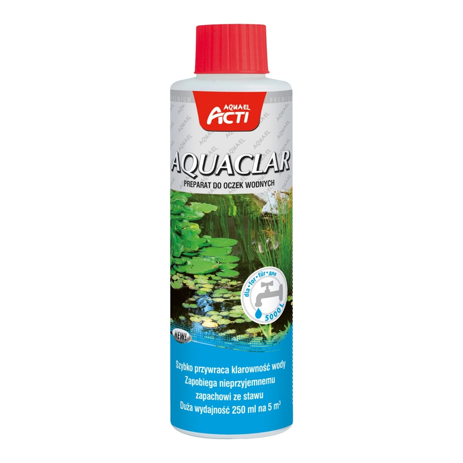 Aquael Środek Acti Pond Aquaclar 250 ml