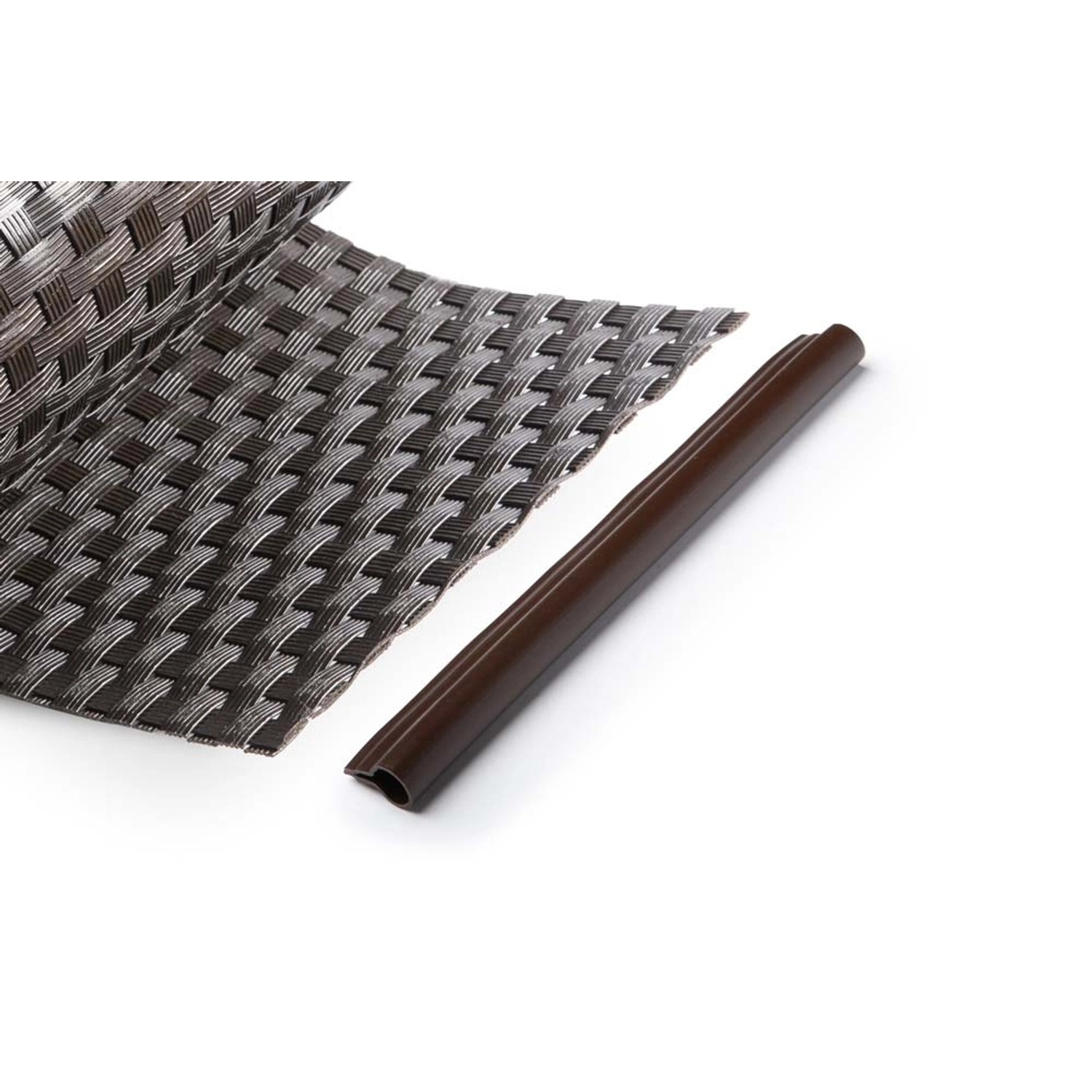 Klipsy do montażu taśm panelowych - brązowy