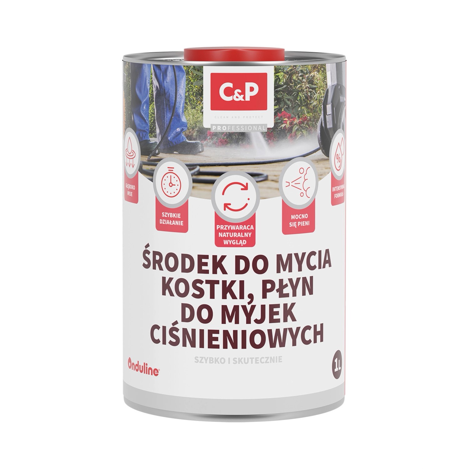 Onduline Środek do mycia kostki, płyndo myjek ciśnieniowych C&P 1l