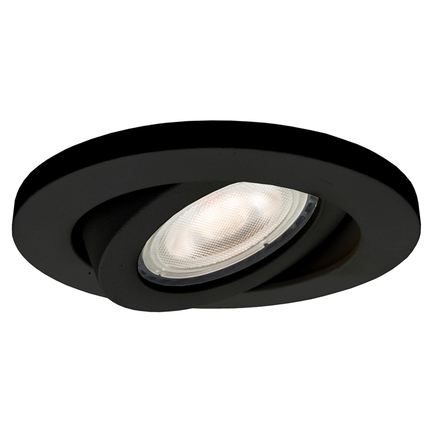 Light Prestige Oczko podtynkowe, ruchome LAGOS okrągłe, czarne GU10