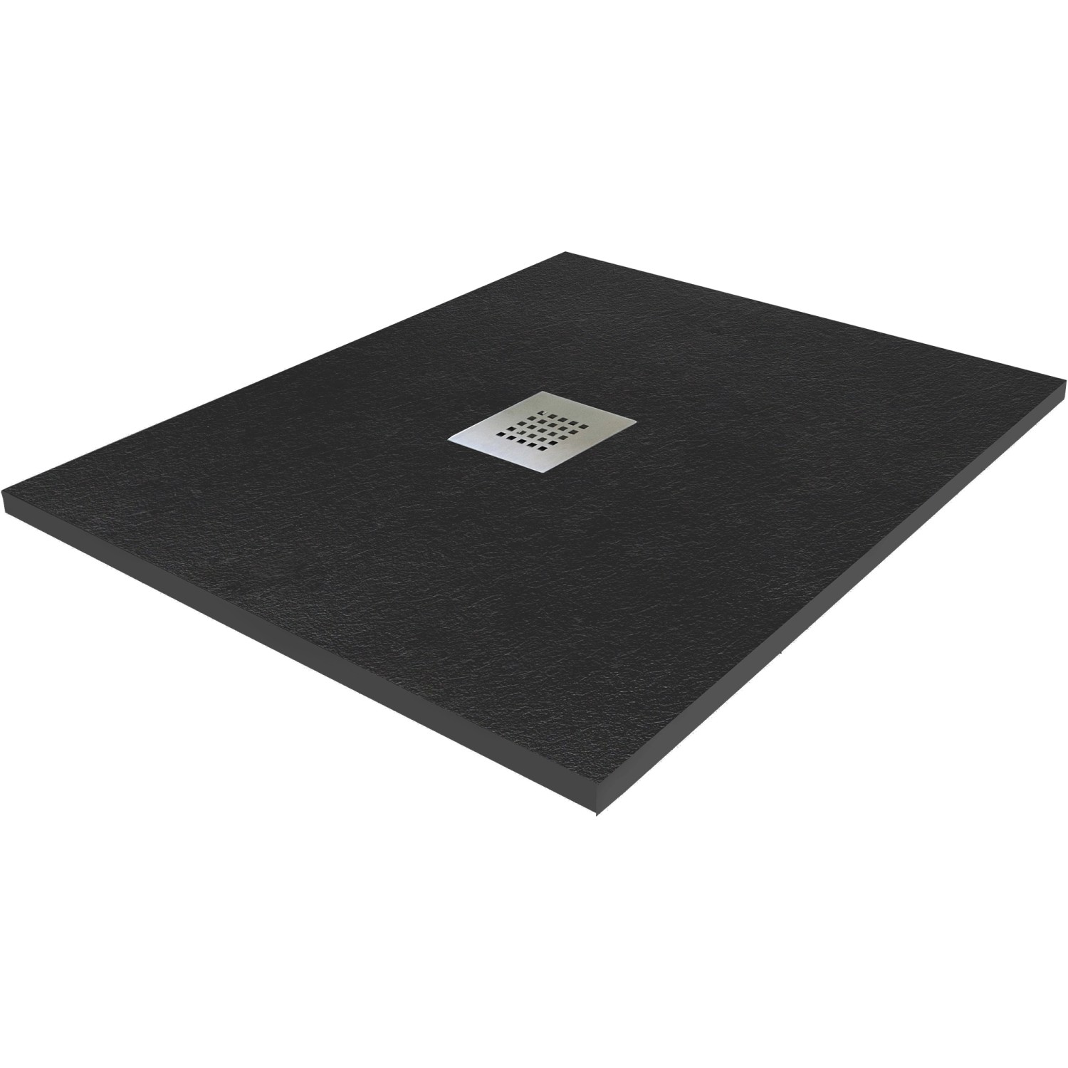 Centrum Brodzik kwadratowy Sorento czarny 90 cm x 90 cm x 2,6 cm