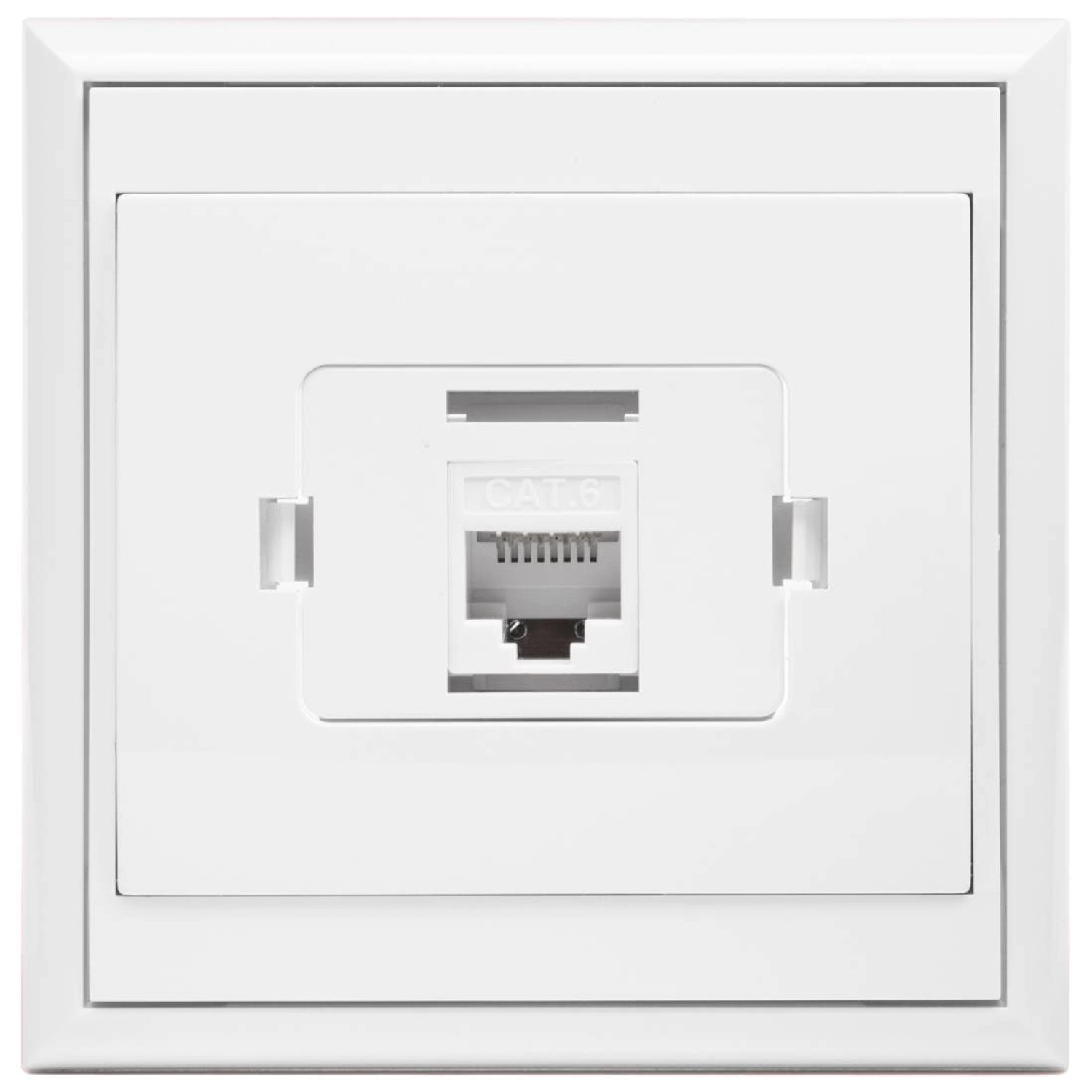 Gniazdo Luna RJ45 komputerowe białe