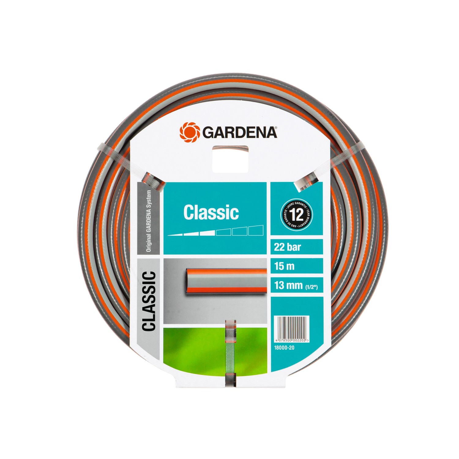 Gardena Wąż ogrodowy Classic 13 mm (1/2") długość 15 m