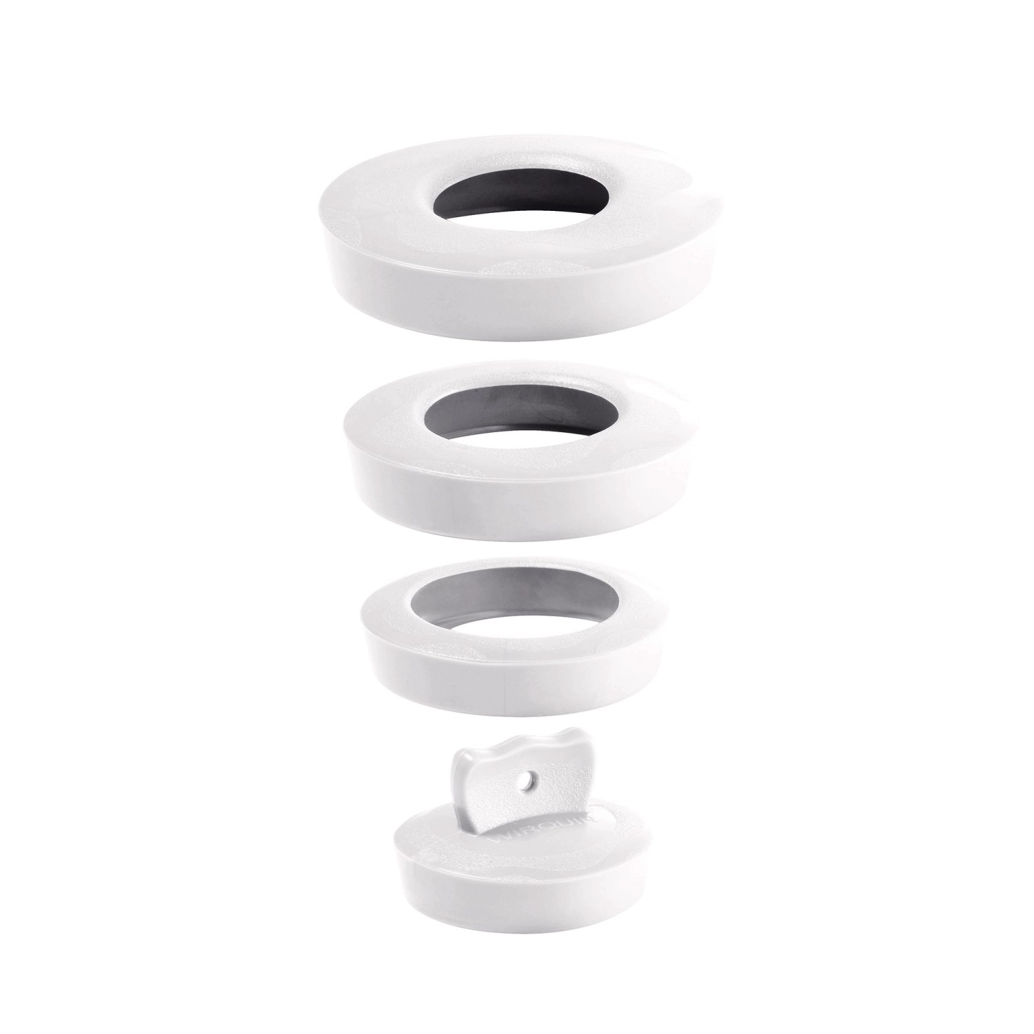 Wirquin Korek uniwersalny 4 w 1 biały