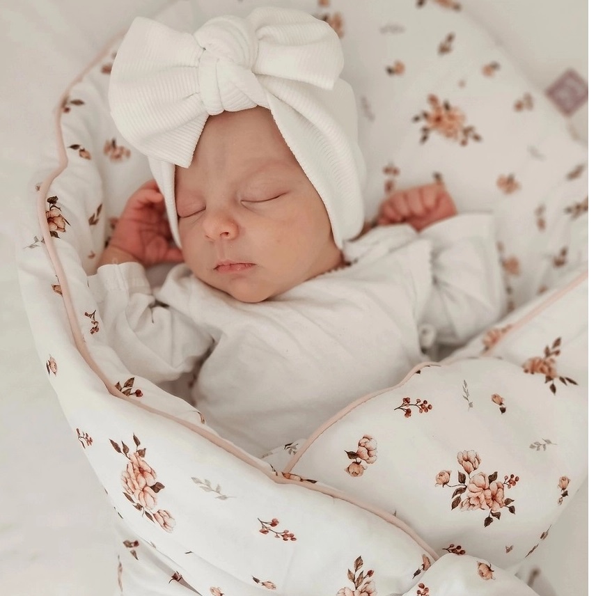 Rożek usztywniony bawełniany Little Flowers IF