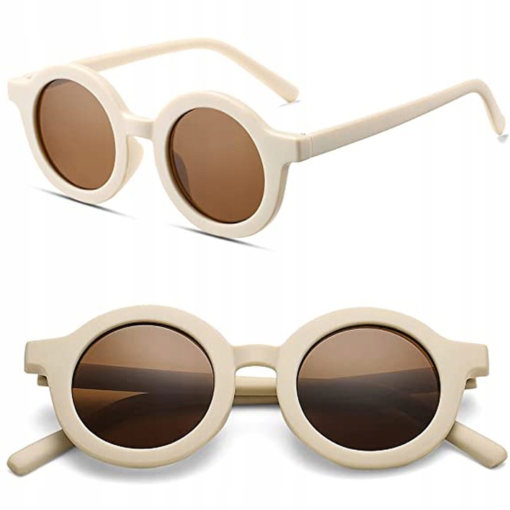 Okulary przeciwsłoneczne beżowe NS