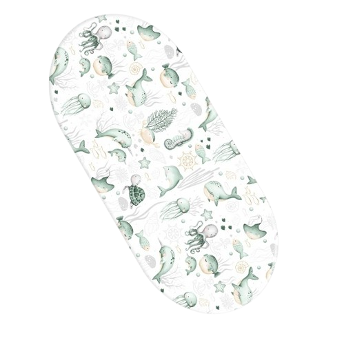 Prześcieradło bawełniane do gondoli Podwodny Świat AL