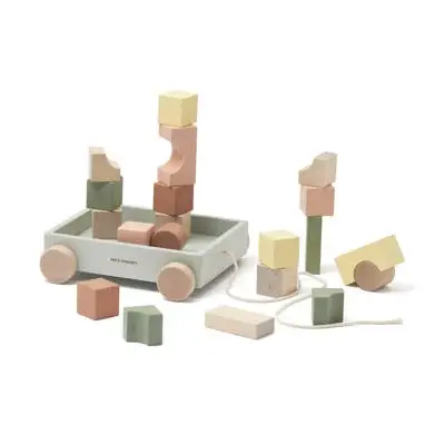 Kid's Concept - Wózek z klockami EDVIN SC