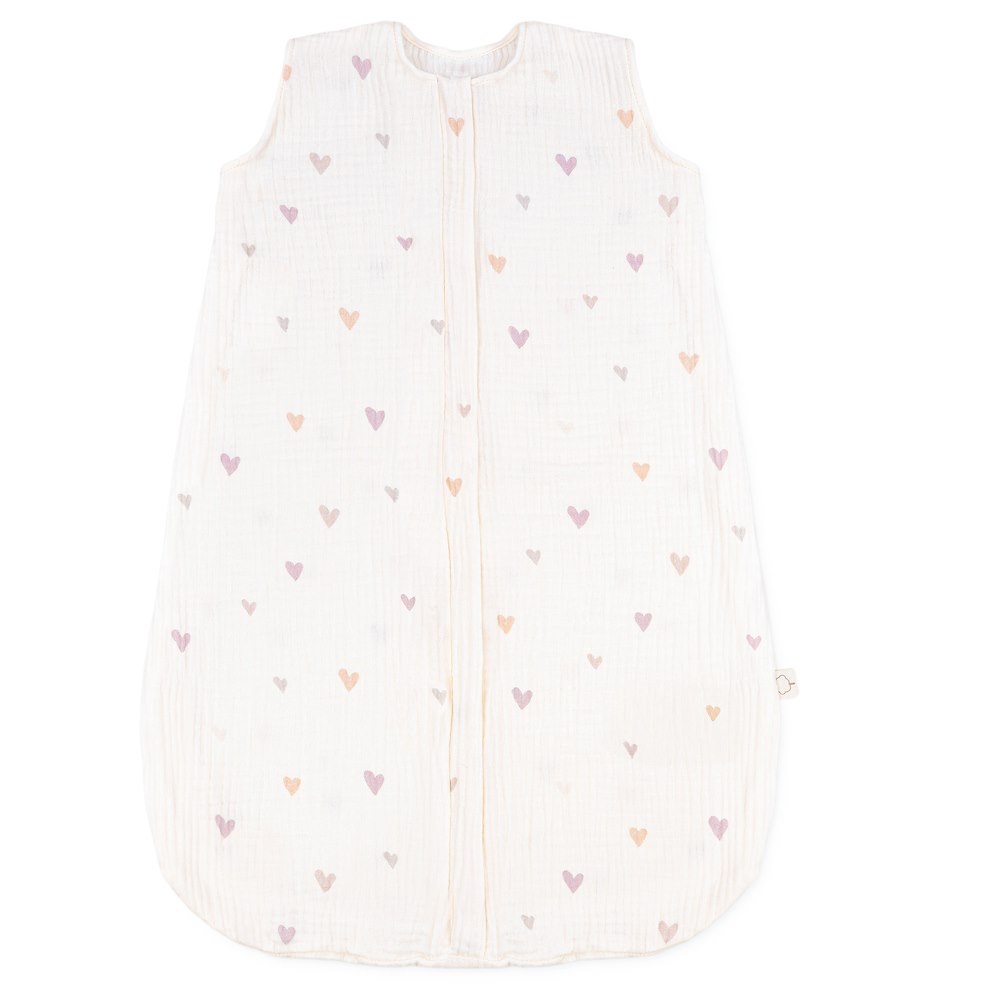 Śpiworek muślinowy do spania Mini Heart AM - M