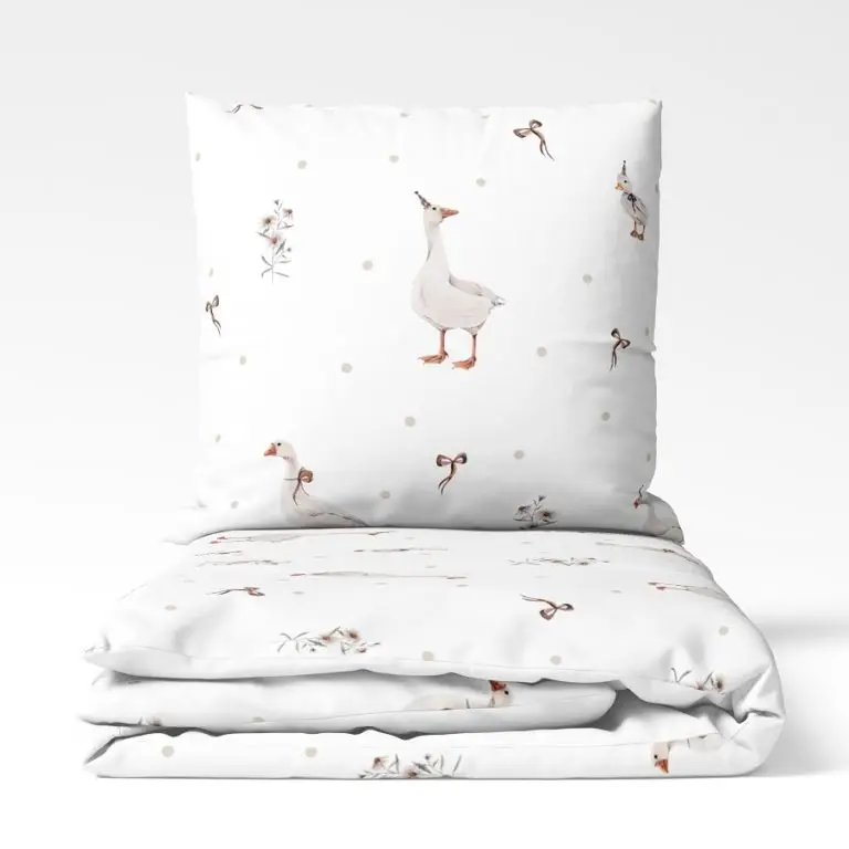 Komplet pościeli Gąski - 120x90 + poduszka 40x60 - Nie