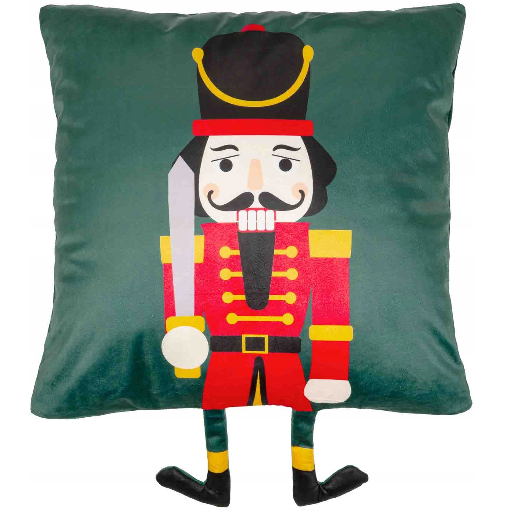Świąteczna poszewka na poduszkę dziadek do orzechów 45x45cm AL