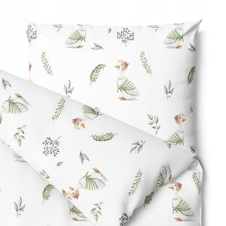 Komplet pościeli Gąska Kary - 140x200 +poduszka 70x80 - Nie