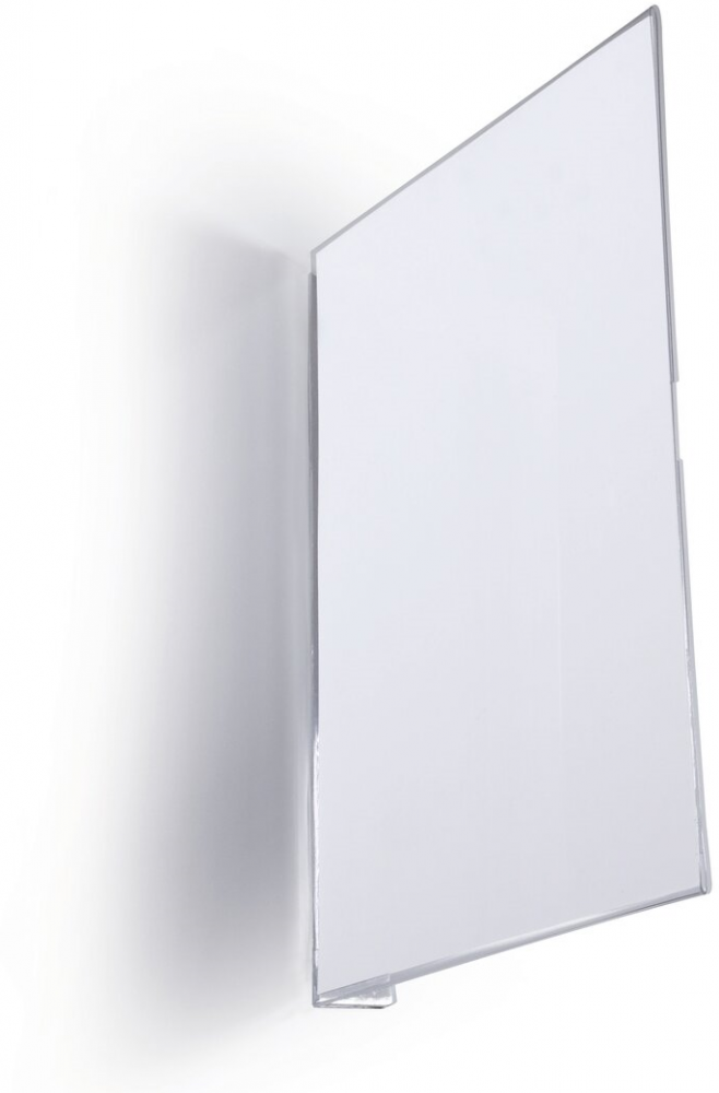 Szyld regałowy Durable, samoprzylepny, A5, pionowy, 10 sztuk, transparentny