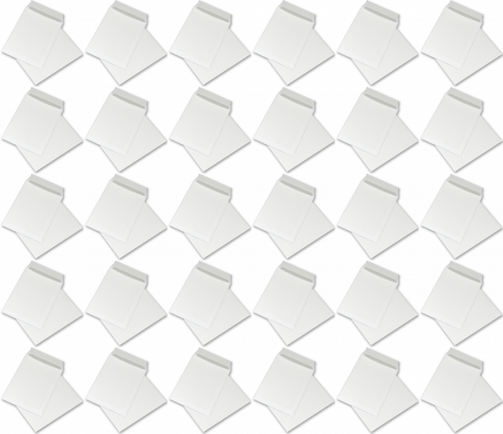 100x Koperta standardowa NC, B4, z paskiem HK, 10 sztuk, biały