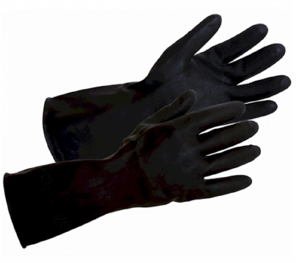 Rękawice robocze Ansell Marigold, G17K Blackheavy, chemoodporne, rozmiar L, czarny