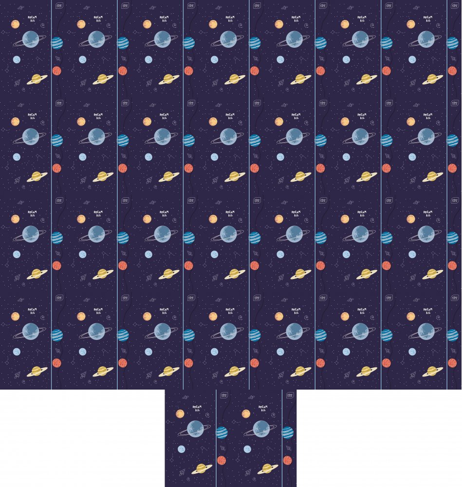 40x Teczka z gumką Interdruk Shape Boys, A4 +, mix wzorów