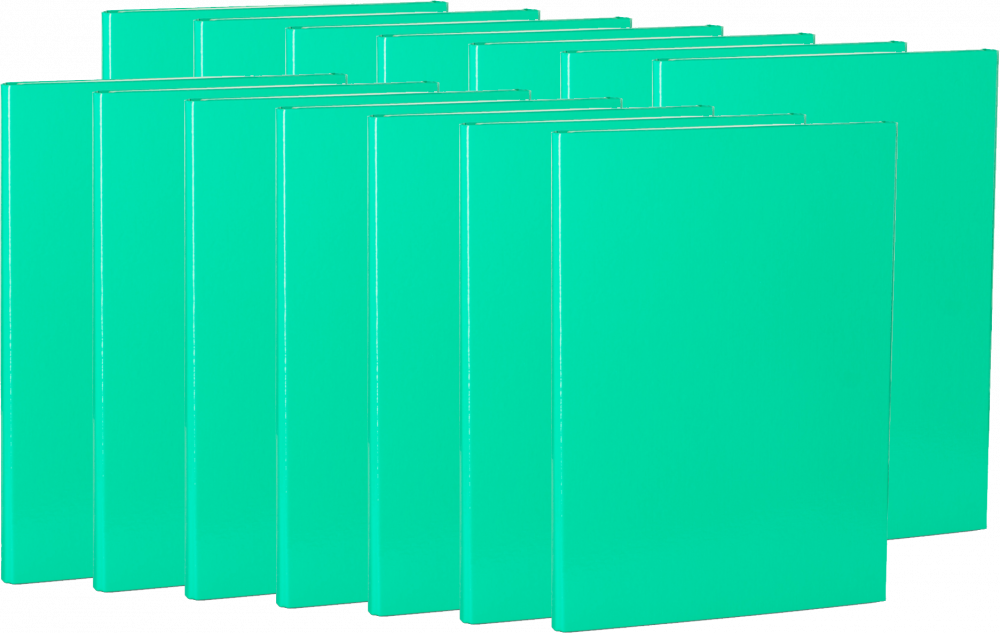 14x Teczka skrzydłowa na rzepy VauPe 323/05, A4, 20mm, turkusowy