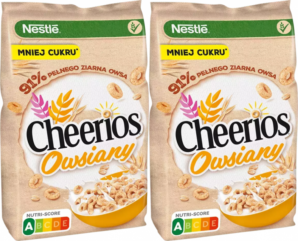 2x Płatki śniadaniowe Nestle Cheerios Owsiany, 210g
