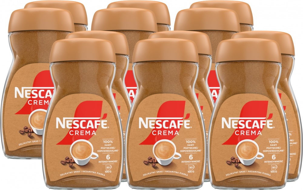 12x Kawa rozpuszczalna Nescafé Sensazione Creme, 100g