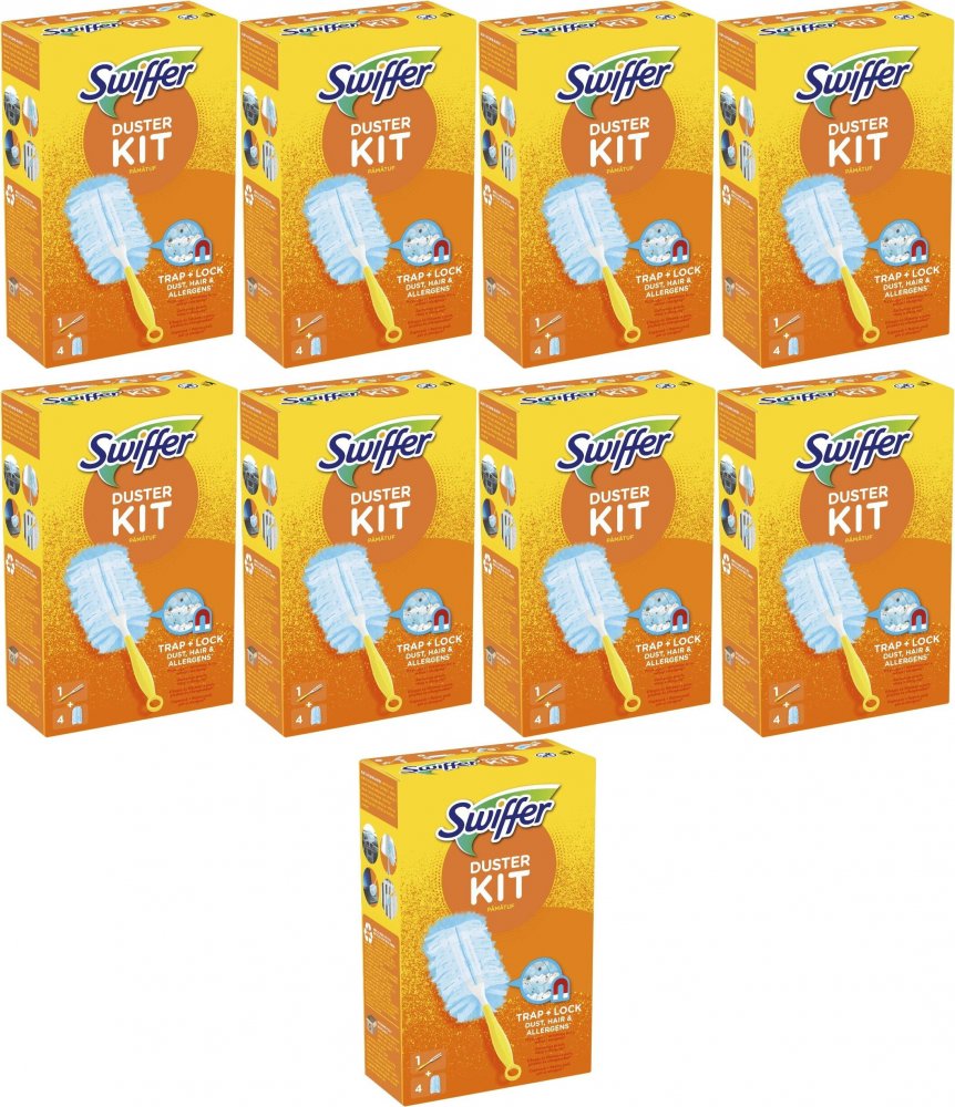 9x Miotełka do kurzu Swiffer Duster, rączka + 4 wkłady