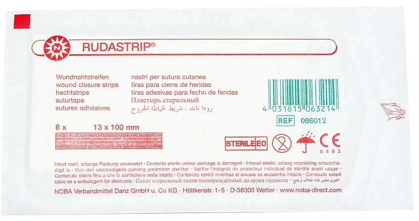 Pasek do zamykania ran sterylny 12mm x 100mm blister 6szt. PHARMASTRIP