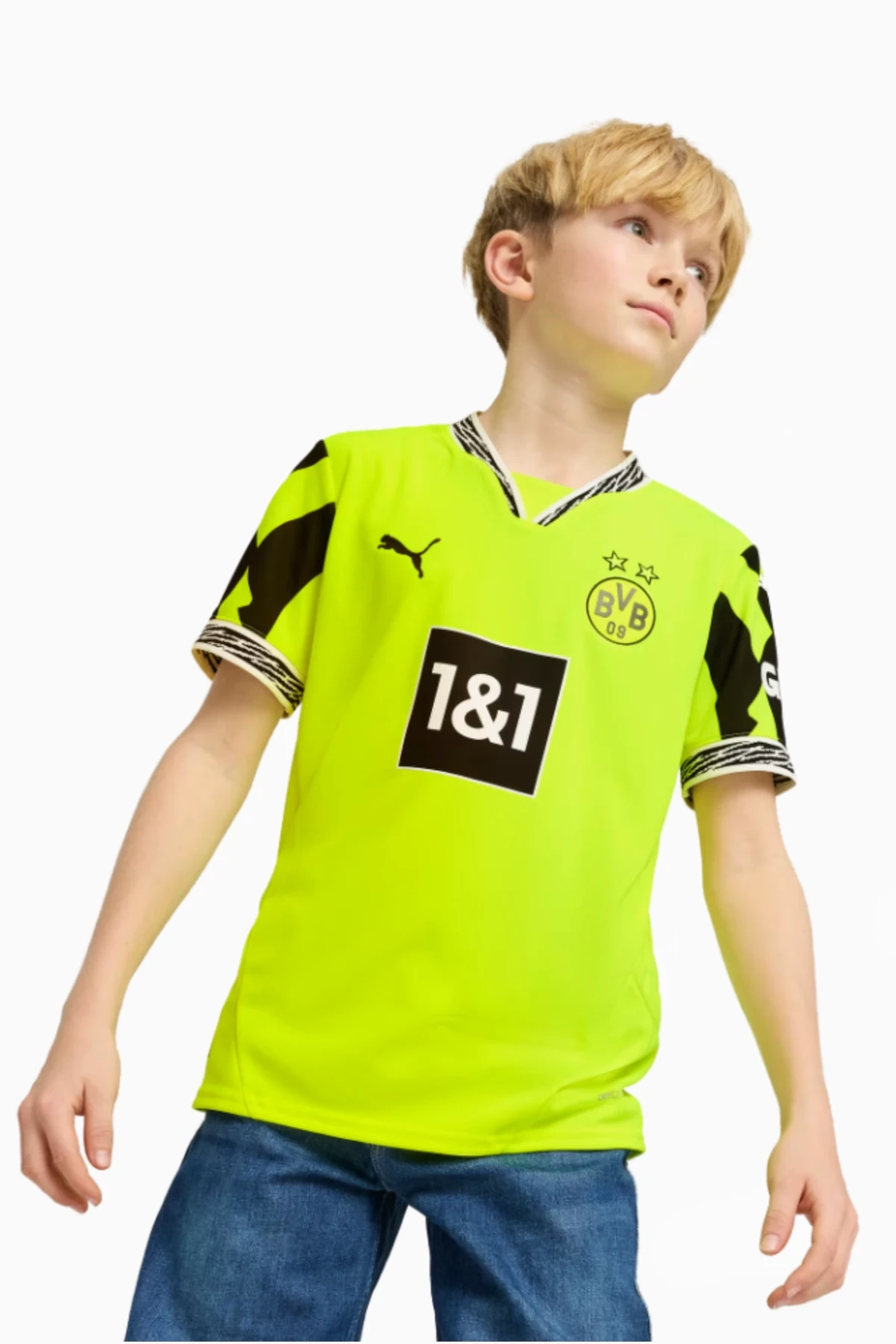 Koszulka Puma Borussia Dortmund 23/24 Anniversary Replica Junior - Żółty