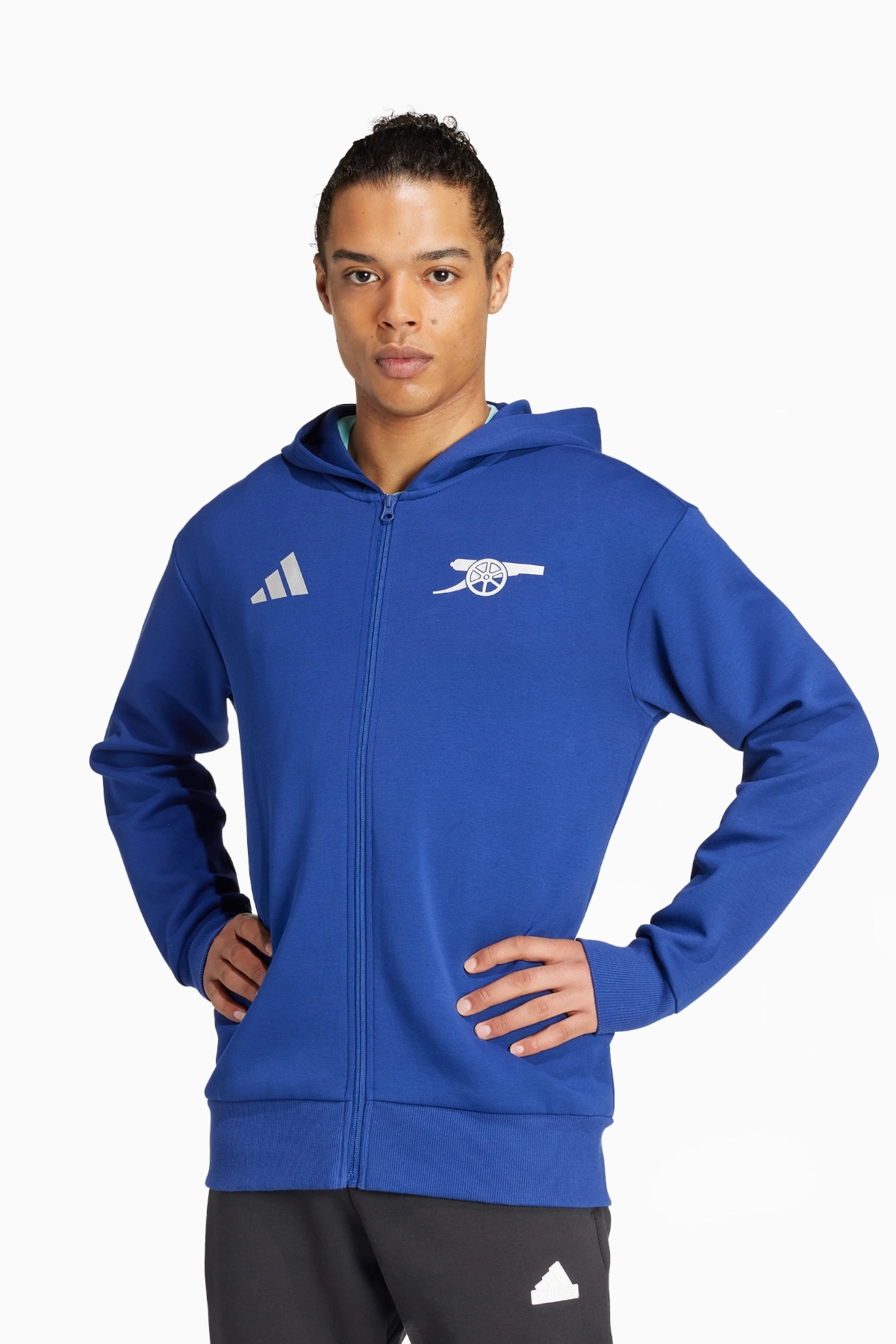 Bluza z kapturem adidas Arsenal FC 24/25 Anthem - Granatowy