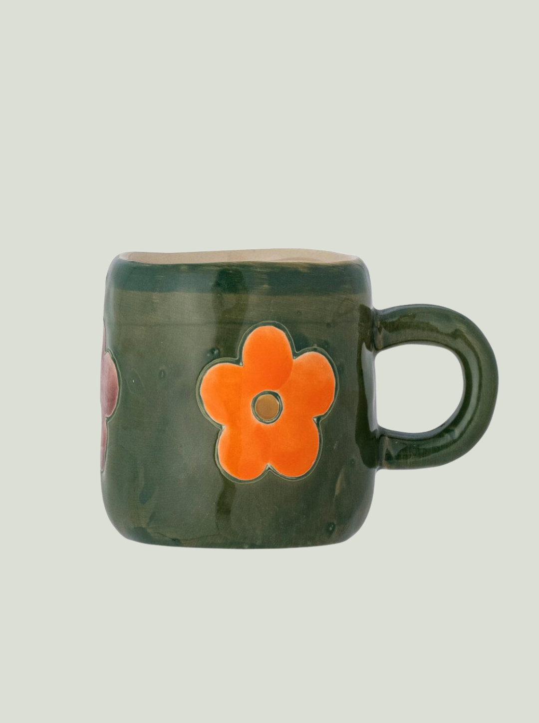 Kubek Addy Cup, Green, Kamionka Bloomingville MINI