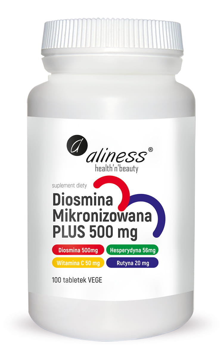 Diosmina mikronizowana PLUS 500mg 100tabl. Aliness