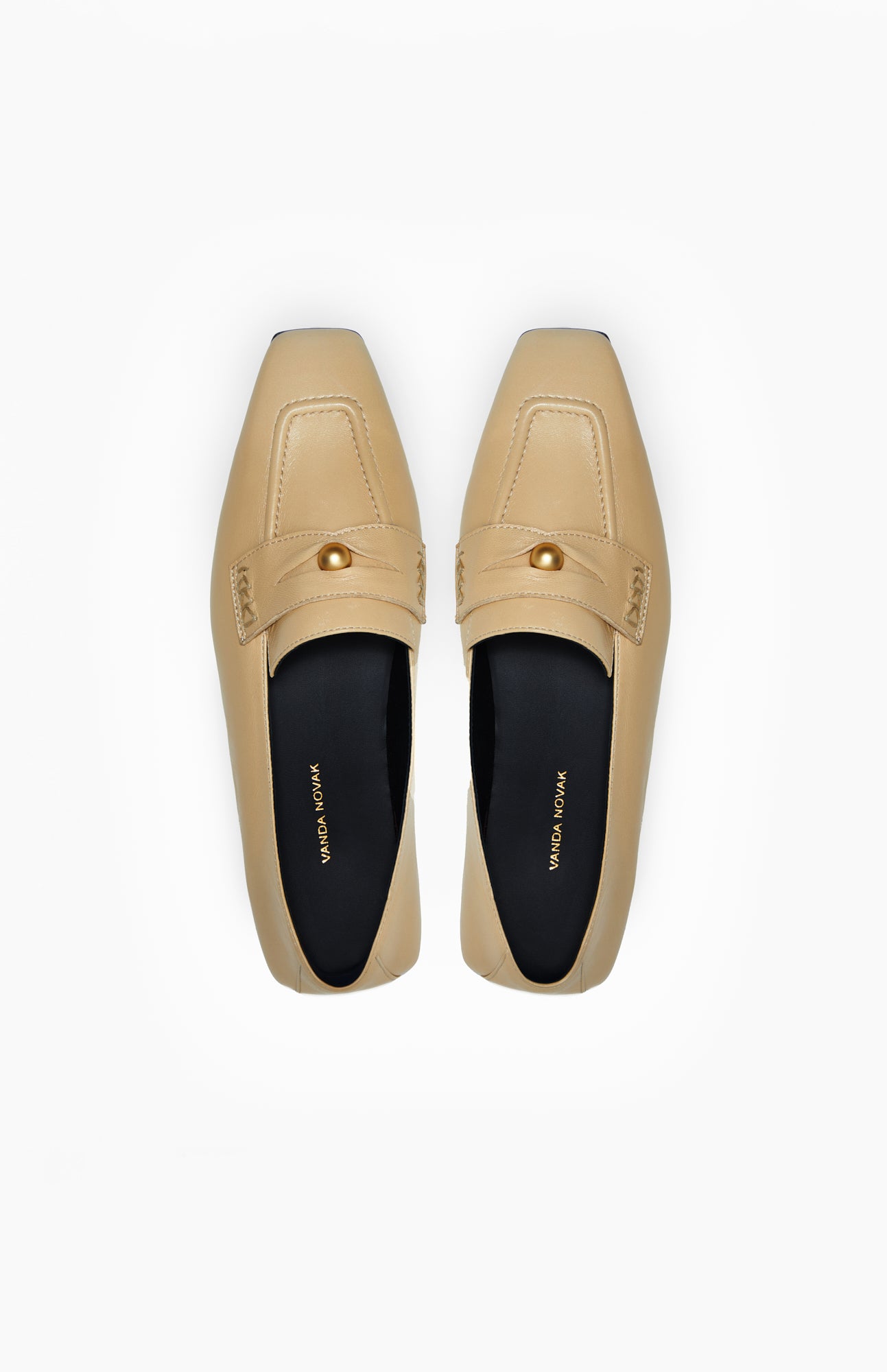 Loafersy damskie LINDA BUTTER CREAM 37 - Vanda Novak