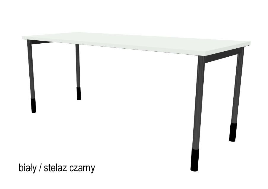 HEBE BO01/8 Biurko proste 158,5x80x74h (Kolor blatu: Biel Arktyczna)