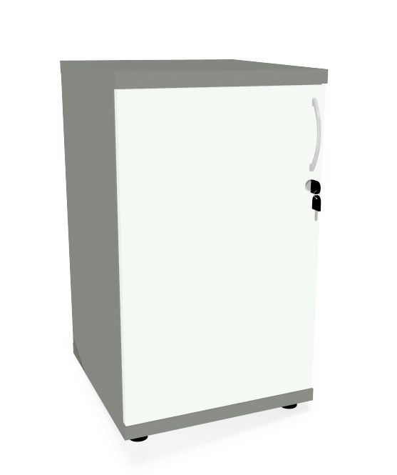 HEBE BP115 szafka dostawna do biurka 43,2x45x74h (Kolor korpusu: Buk Fiord Jasny)