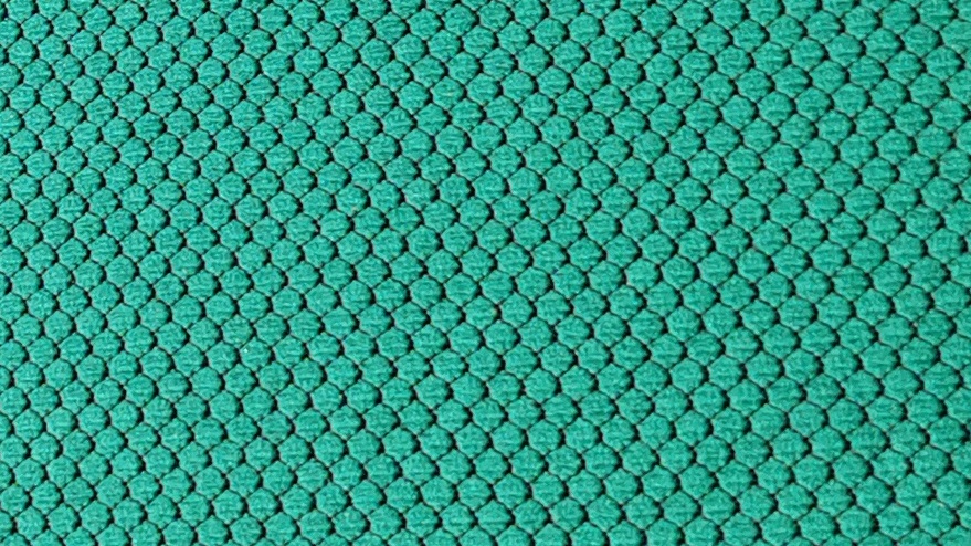 PRZEGRODA BIURKOWA 100X40 (Kolor obrzeża: biały, Kolor tkaniny: zielona)