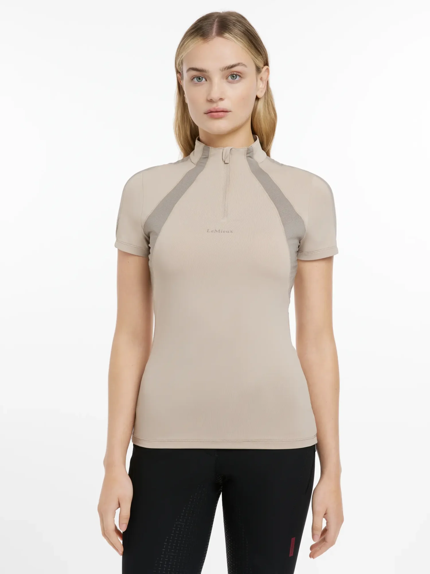 LeMieux LeMieux koszulka Maria Mesh Base Layer Almond 24h
